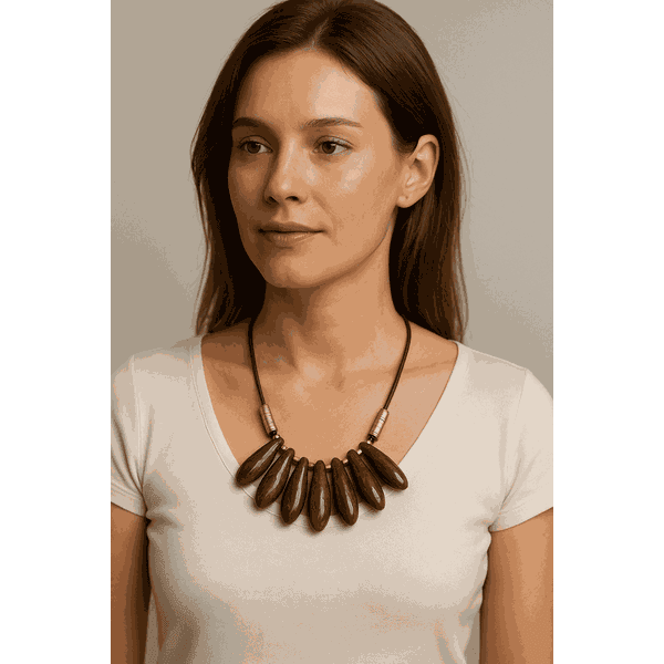 Colar Aurora Marrom
