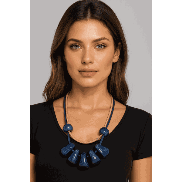 colar maré azul