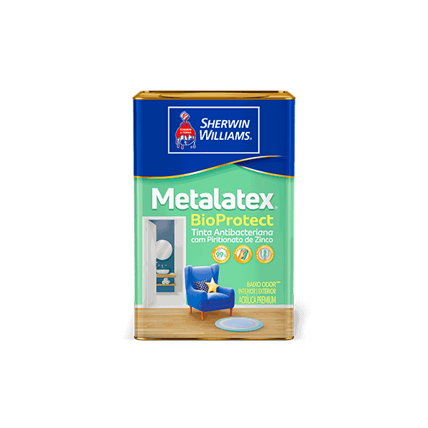 METALATEX TINTA ACRÍLICA ANTIMOFO BIOPROTECT BRANCO 18L