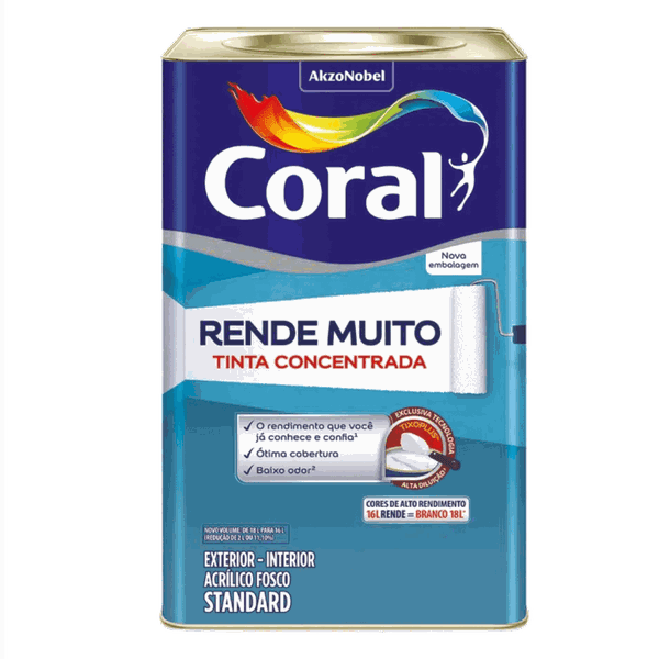 CORAL RENDE MUITO FOSCO 18L