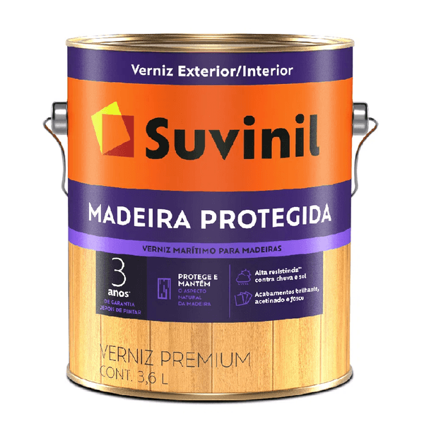 VERNIZ SUVINIL MARÍTIMO MADEIRA PROTEGIDA ACETINADO 3,6L