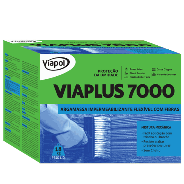 IMPERMEABILIZANTE VIAPLUS 7000 18KG