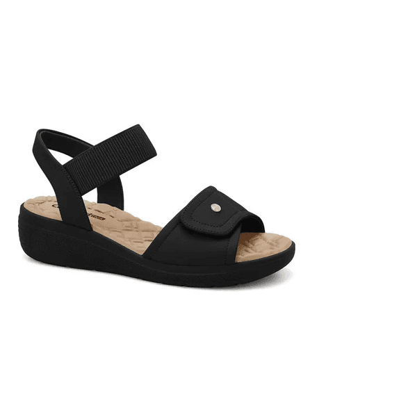 SANDALIA COMFORT FLEX PRETO 