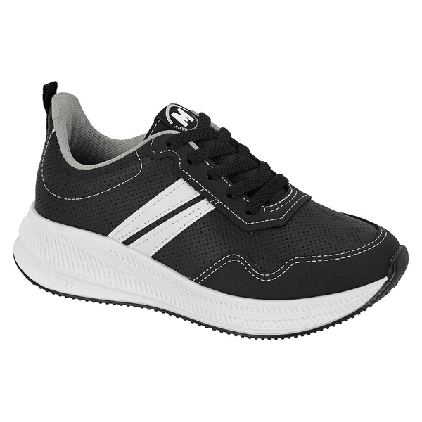 TENIS MOLEKINHO PRETO/BRANCO SOFT FLOTER NEO