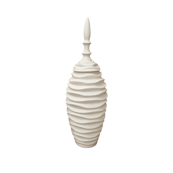 Pote Zen I com Detalhes Frisos Ondulados - Elegância e Versatilidade na Decoração