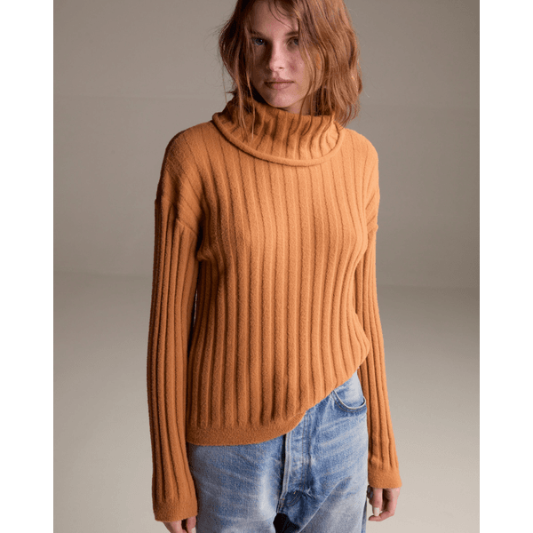 Pull Ritmo Fio Pluma Caramelo