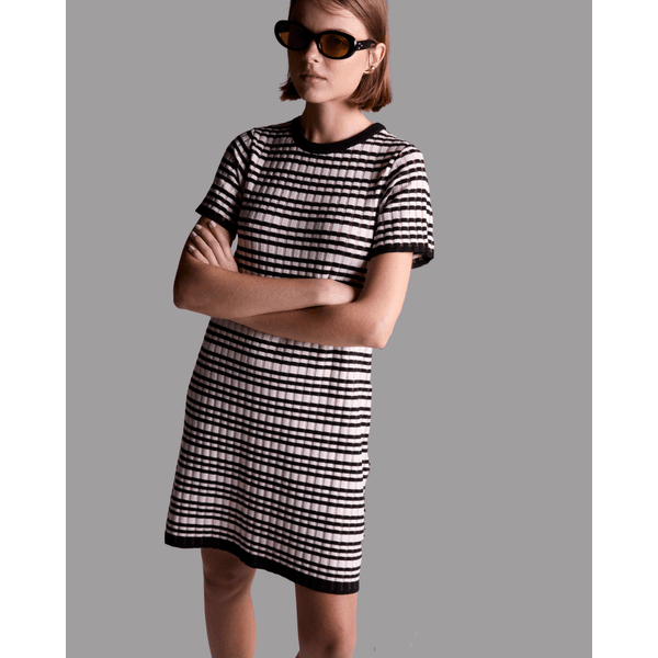 Vestido Curto Peggy Listras