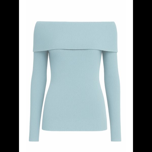 Blusa Ombro a Ombro Marina Azul