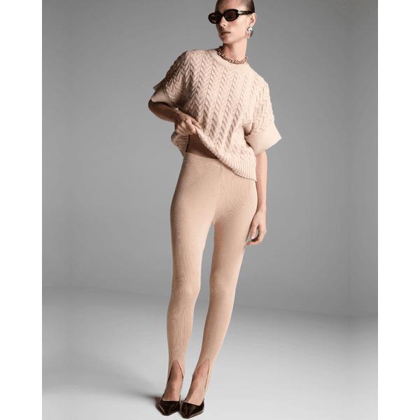 Calça Fusô Bege Algodão