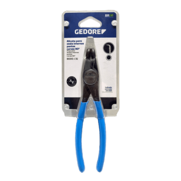 Alicate Para Aneis Interno Ponta Curva Gedore 8000J31
