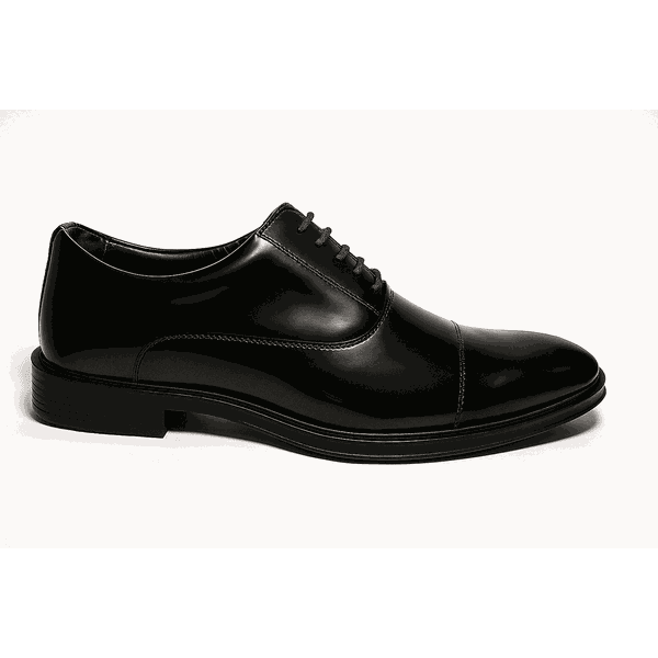 Sapato Social Militar Box Semi Brilho Preto M Force