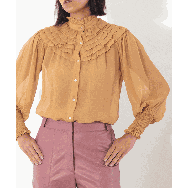 Camisa Francesca - Camelo