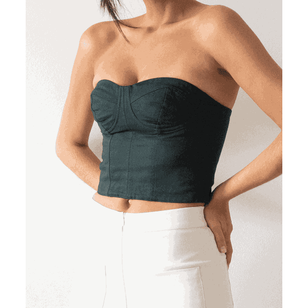 Top Liza - Verde Escuro