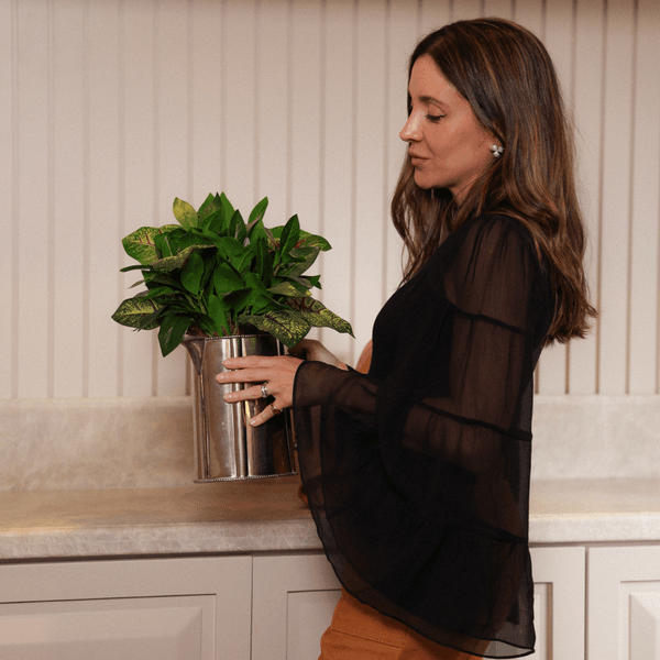 Blusa Ana -seda pura preto