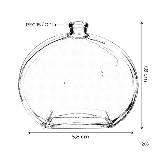 FRASCO JOLIE 100ML REC.15/GPI TRANSP
