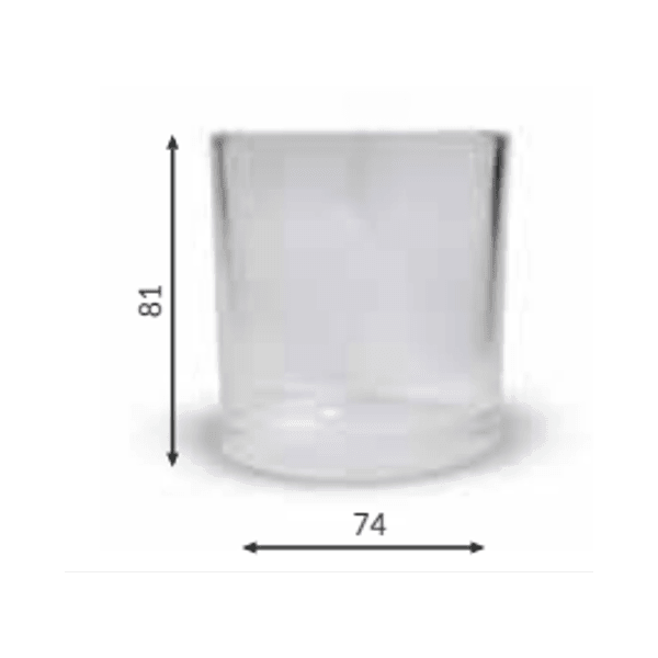 COPO DE VELA 260ML / 200GRS SALMAO