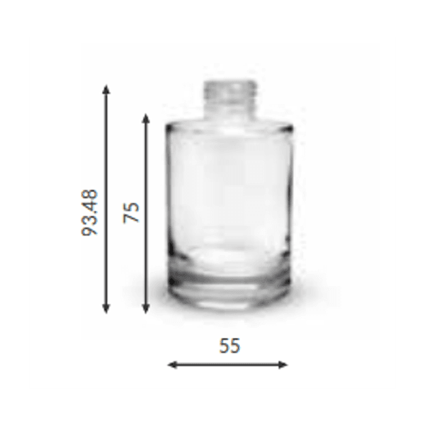 VIDRO PICOLO 100ML R.24/410 TRANSP - MTZ-2084