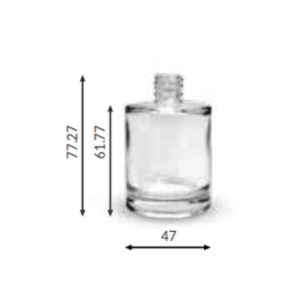 VIDRO CILINDRICO PICOLO 60ML R.18/415 TRANSPARENTE