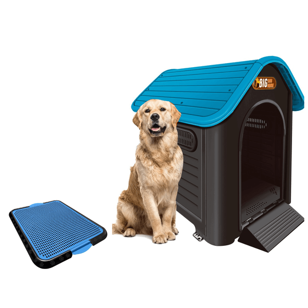 Casinha Big DogHome Tamanho 8 + Sanidog Tapete Higiênico 