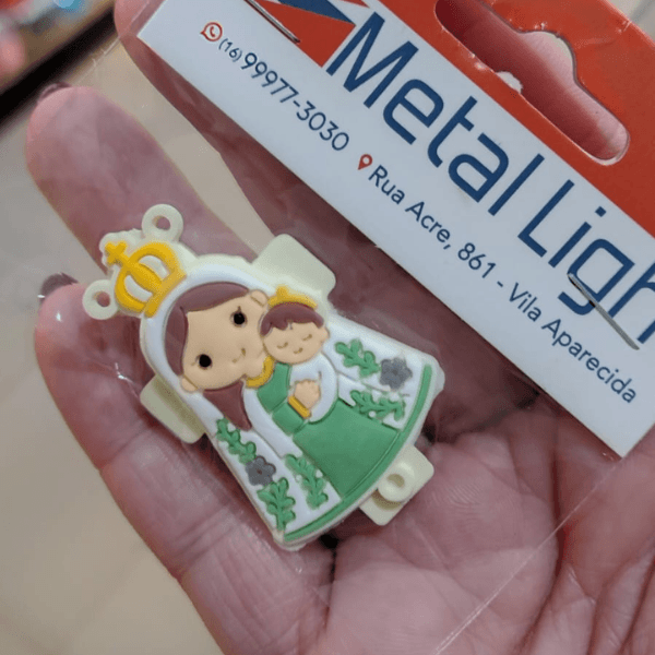 KIT CRUZ E ENTREMEIO NOSSA SENHORA EMBORRACHADO 625 .