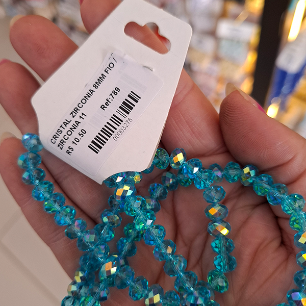 CRISTAL ZIRCONIA 8MM FIO 789 .