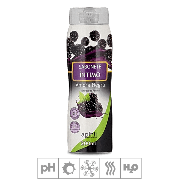 Sabonete Feminino Íntimo Apinil 200ml (ST183) - Amora Negra