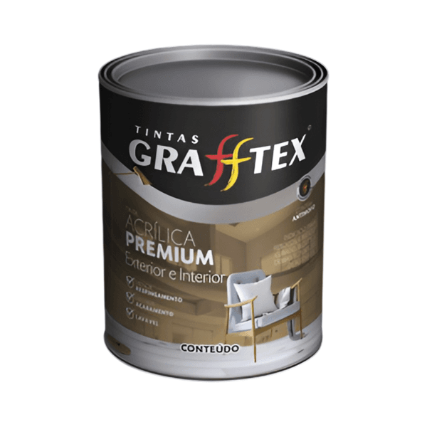 ACRÍLICO PREMIUM ACETINADO GRAFFTEX BRANCO 3,6L