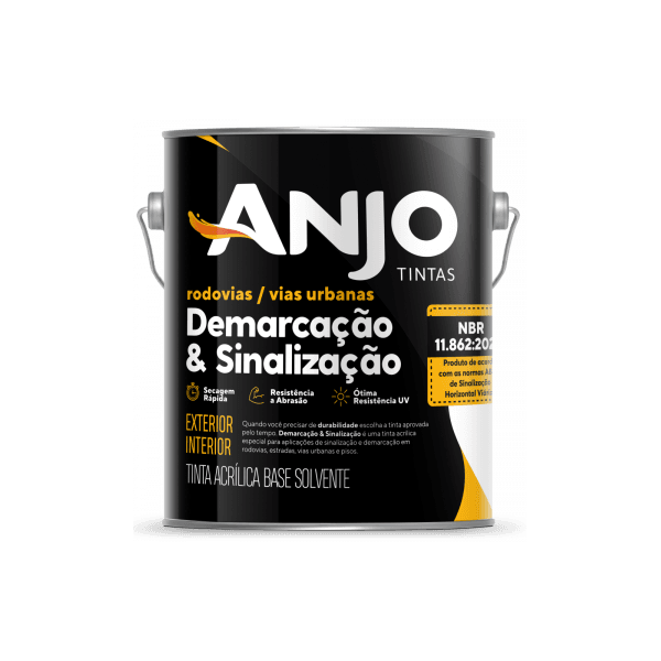 TINTA DEMARCAÇÃO SINALIZAÇÃO ANJO 3,6L