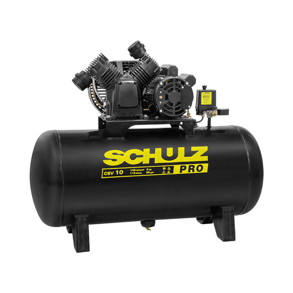 SCHULZ COMPRESSOR AR EST PIST CSV10 PRO 110L 2CV 220V 2P60HZ