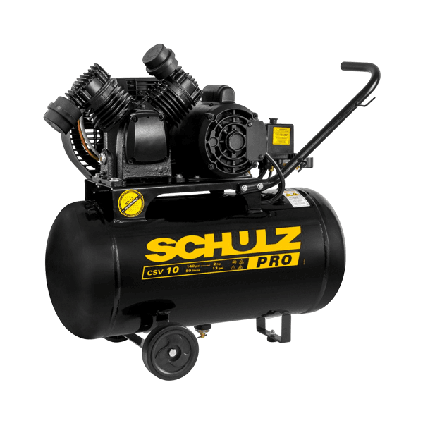 SCHULZ COMPRESSOR AR PORTÁTIL CSV10 PRO 50L 2CV 2P60HZ C/R 127V