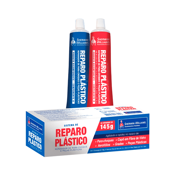 KIT REPARO PLÁSTICO LAZZURIL 145G