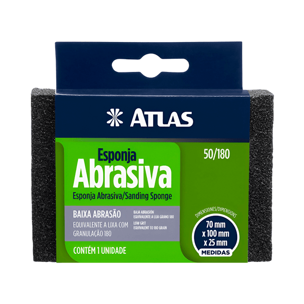 ESPONJA ABRASIVA DE BAIXA ABRASÃO ATLAS REF 50/180