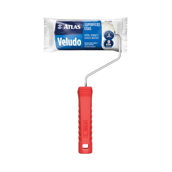 ROLO ATLAS VELUDO 9CM 329/9