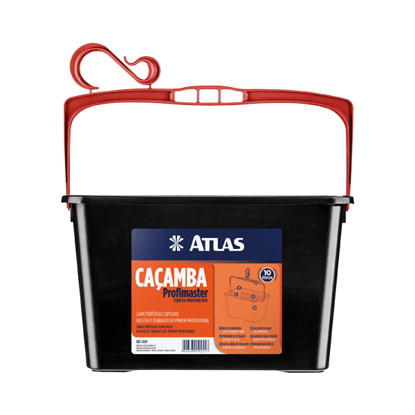 CAÇAMBA PLÁSTICA ATLAS 10L 610P