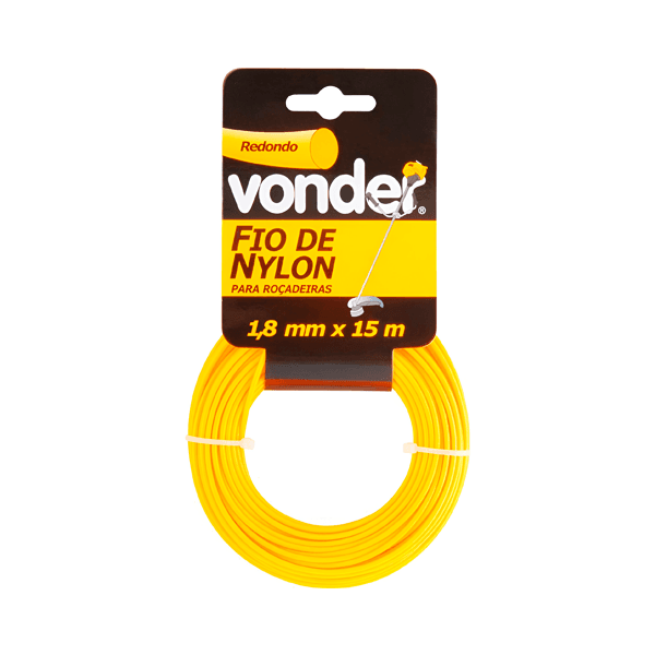 FIO DE NYLON 1,8MM X 15M REDONDO VONDER