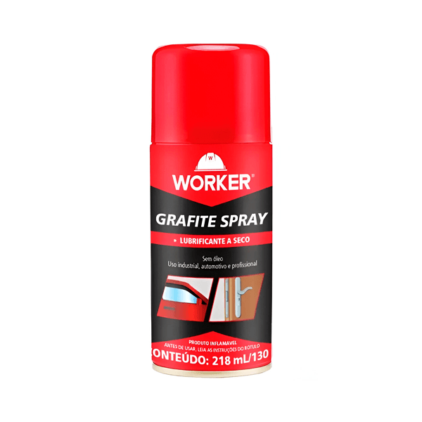 GRAFITE SPRAY EM PÓ 218ML/130G WORKER