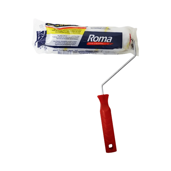 ROLO ROMA DE LÃ SEM RESPINGO 15CM C/CABO
