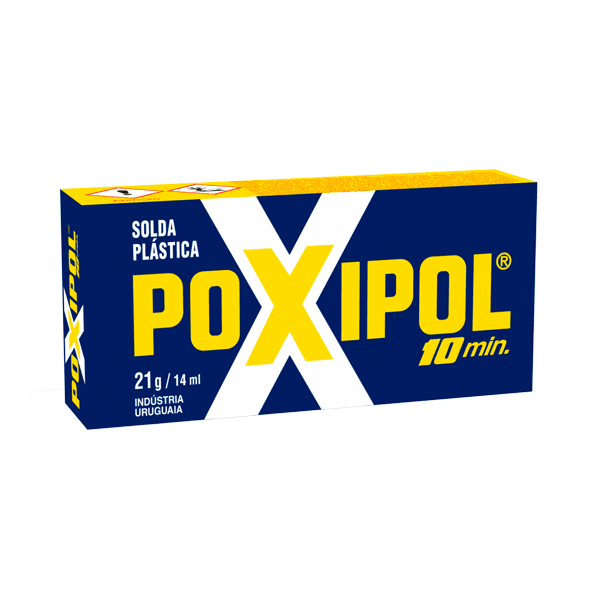 POXIPOL ADESIVO EPÓXI LÍQUIDO CINZA 10MINUTOS 21G/14ML