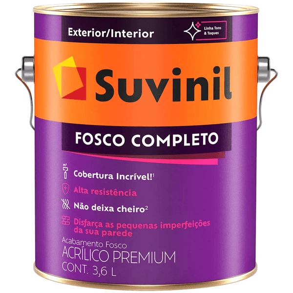 ACRÍLICO PREMIUM SUVINIL FOSCO COMPLETO 3,6L