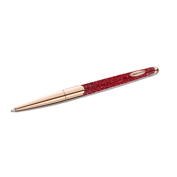 Caneta Swarovski Crystalline Nova Rosé com Vermelho