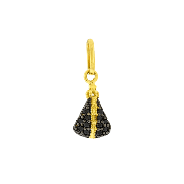 Pingente Ouro 18K Nossa Senhora com Zirconias