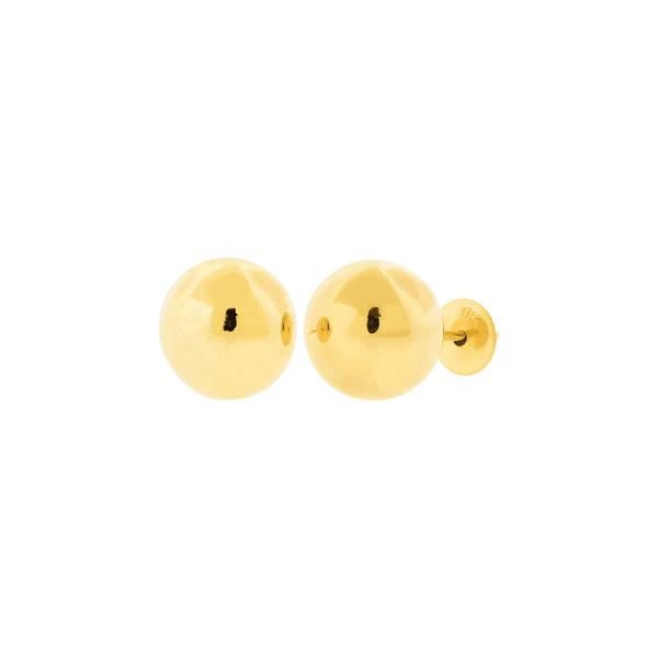 Brinco Bola em Ouro 18K - 8mm