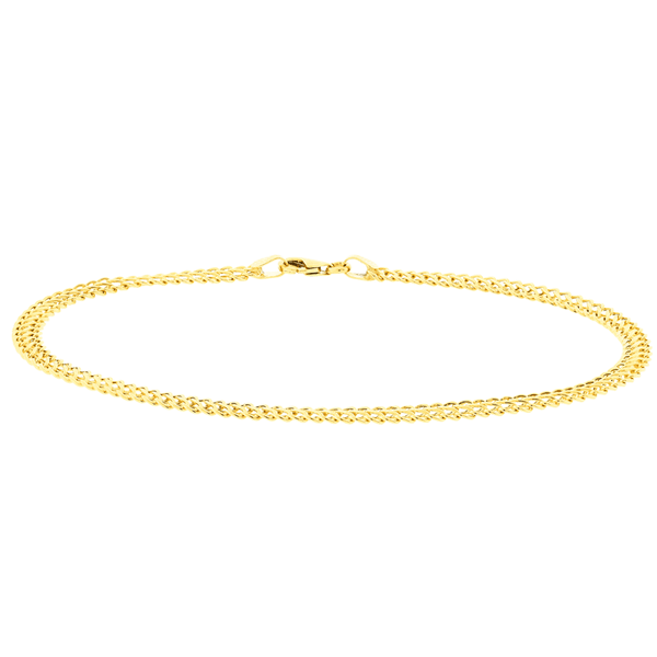 Pulseira de Ouro 18K Malha Lacraia