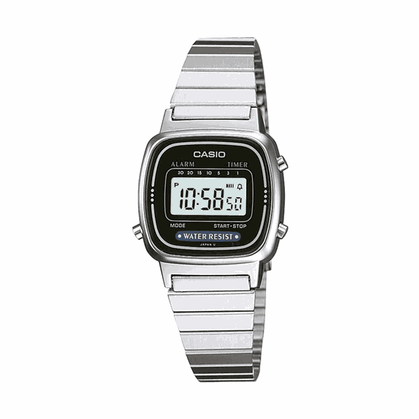 Relogio Casio Vintage Digital LA670WA-1DF