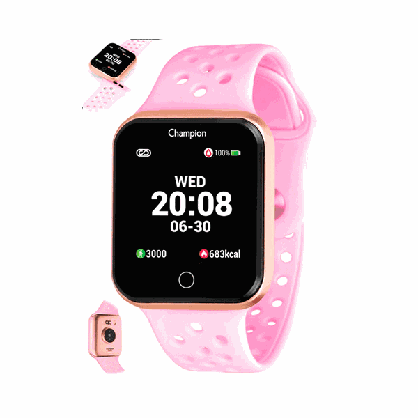 Relogio Champion SmartWatch Caixa Rosé CH50006R