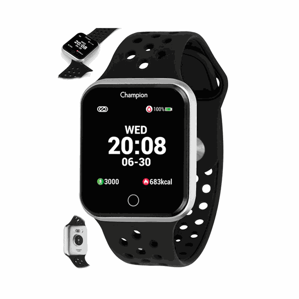 Relogio Champion SmartWatch Caixa Prateada CH50006T