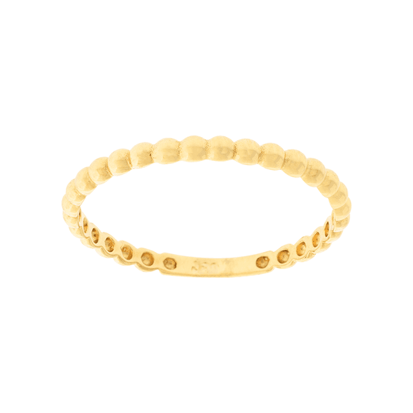 Anel Feminino Ouro 18K Bolinhas Mini