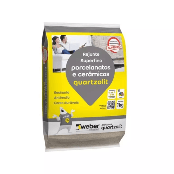 Rejunte Porcelanato 1KG - QUARTZOLIT