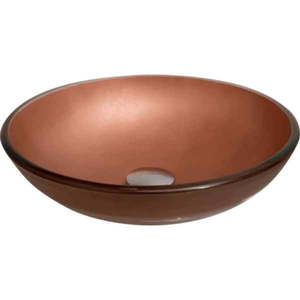 Cuba Vidro Temperado Bronze 35CM 370 - CRISMETAL 