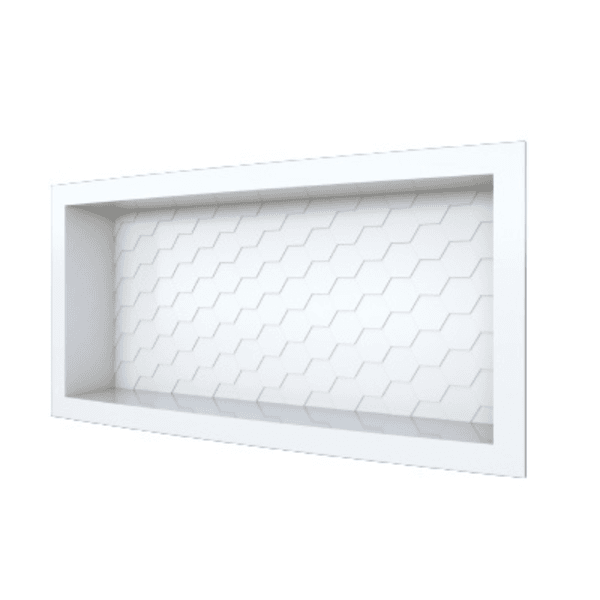 Nicho De Embutir Plástico Branco 60X27 - COZIMAX